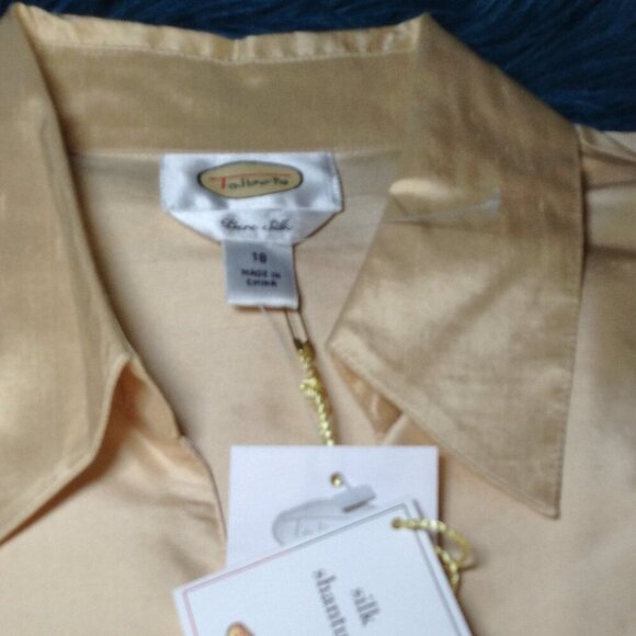 NWT Talbots Silk Shantung; "18", Luxury, Old money, Classic, NYC Uptown Girl - Picture 7 of 9